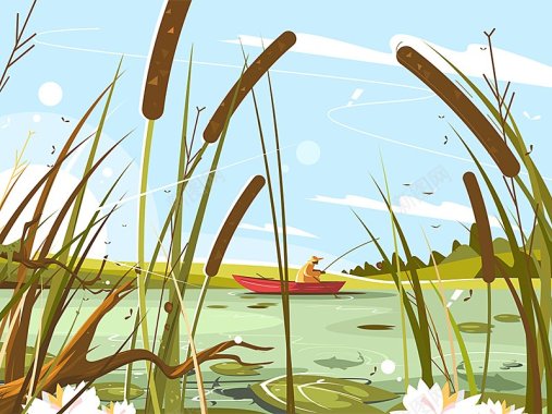 fishingkit8net插画风景类图标图标