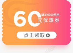 优惠券60Z专题页面素材