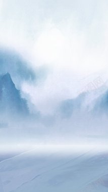 新中式山水背景质感背景微信稿古背景