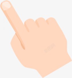 可卡通手绘大拇指点赞推荐手势动作透明可素材