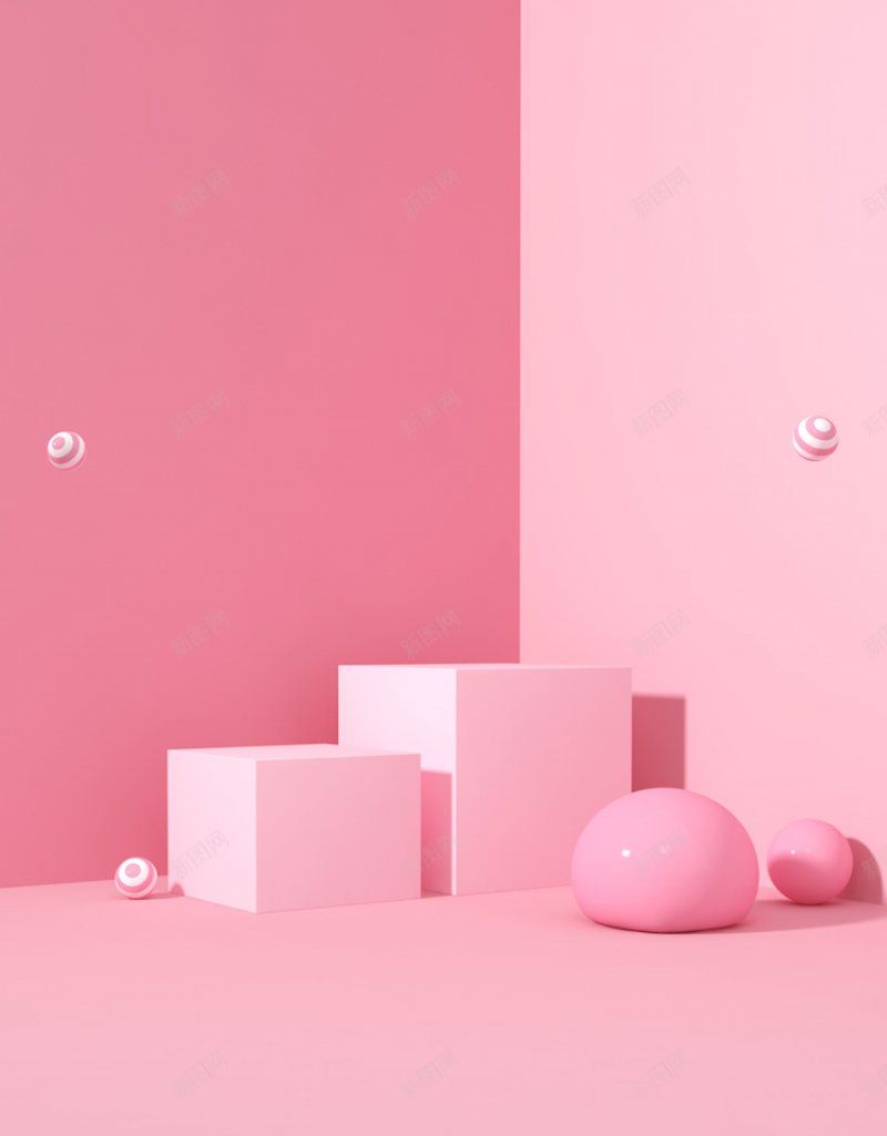 C4D立体背景粉色colorjpg设计背景_88icon https://88icon.com C4D立体背景 粉色color