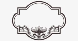 古典花纹装饰框模素材