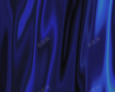 蓝色幕布蓝色布料绸缎布料蓝色背景底纹肌理背景C背景