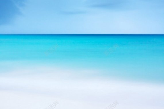 蓝色海洋海洋海大海海滩夏天夏季蓝色清新背景背景图底背景