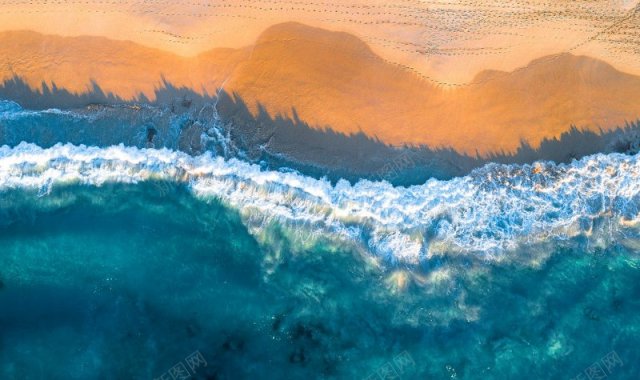 澳大利亚西海岸沙滩无尽的美丽白色沙滩背景图背景图海背景