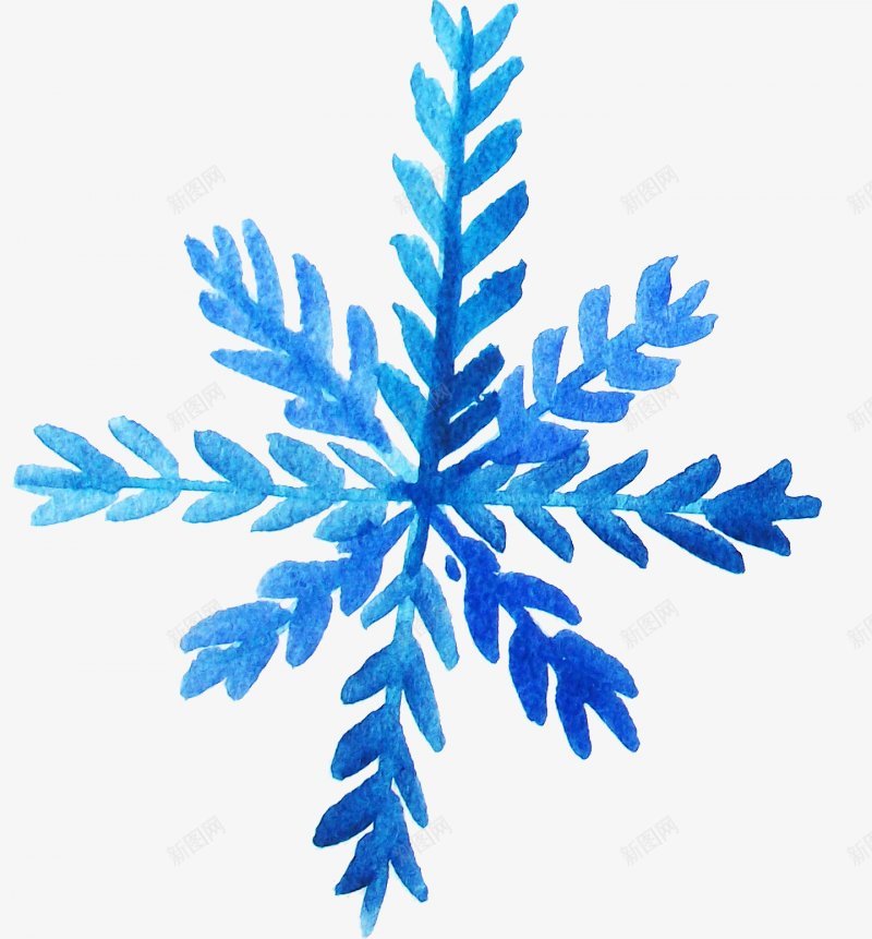 右上角放大大图handpaintedelemepng免抠素材_88icon https://88icon.com Snowflakes Watercolor elements painted 免扣设计精选集锦