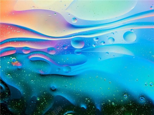 抽象水彩未来彩色渐变液体纹理背景图5背景