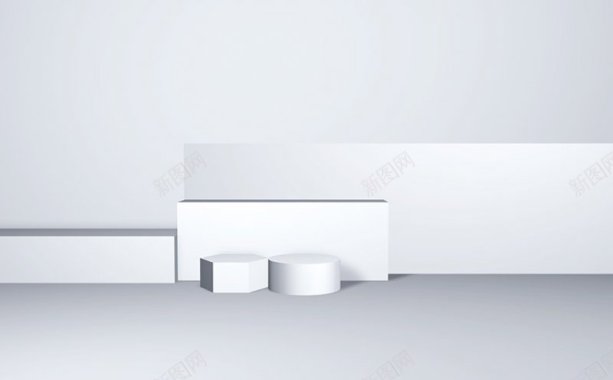 立体空间空间感透视空间透视感三维空间3d空间C4D背景