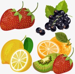 卡通手绘水果蔬菜水果食物素材