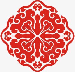 中国传统祥纹透明中国素材