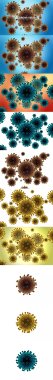 小病毒最新的冠状病毒基因DNA插画插图PSD儿图标图标