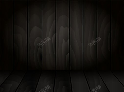 黑色木纹木板a背景