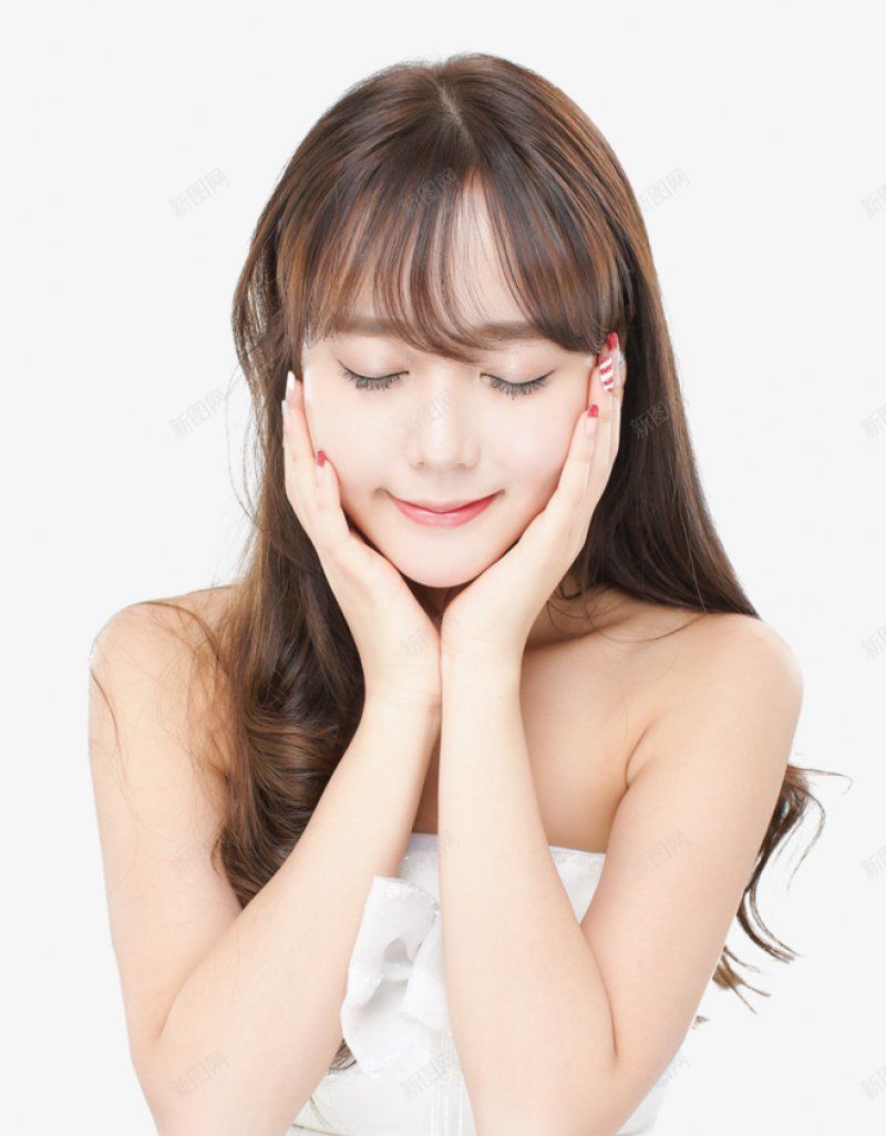 医美女模特png免抠素材_88icon https://88icon.com 护肤 面部保养 滋润 护肤品 美妆 护理 健康 人物 女性 女人