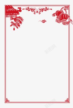 中国风中式边框卡通字幕平面对话框字幕条卡通手绘素材
