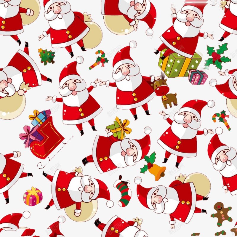各种各样的圣诞元素装饰图png免抠素材_88icon https://88icon.com   圣诞快乐 圣诞老人 微笑 表情 开心 圣诞礼物 矢量 彩球 金玲 拐杖 礼盒 小鹿 小熊  红色 新年   平 安  创意绘画  装饰图 