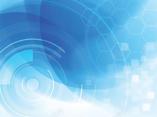 时尚蓝色科技矢量科技背景