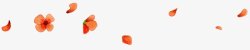 花瓣飘落图懒人透明合成情人节新年海报电商春节元素材