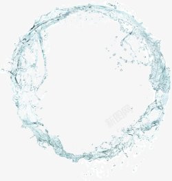 水花PNS透明底素材