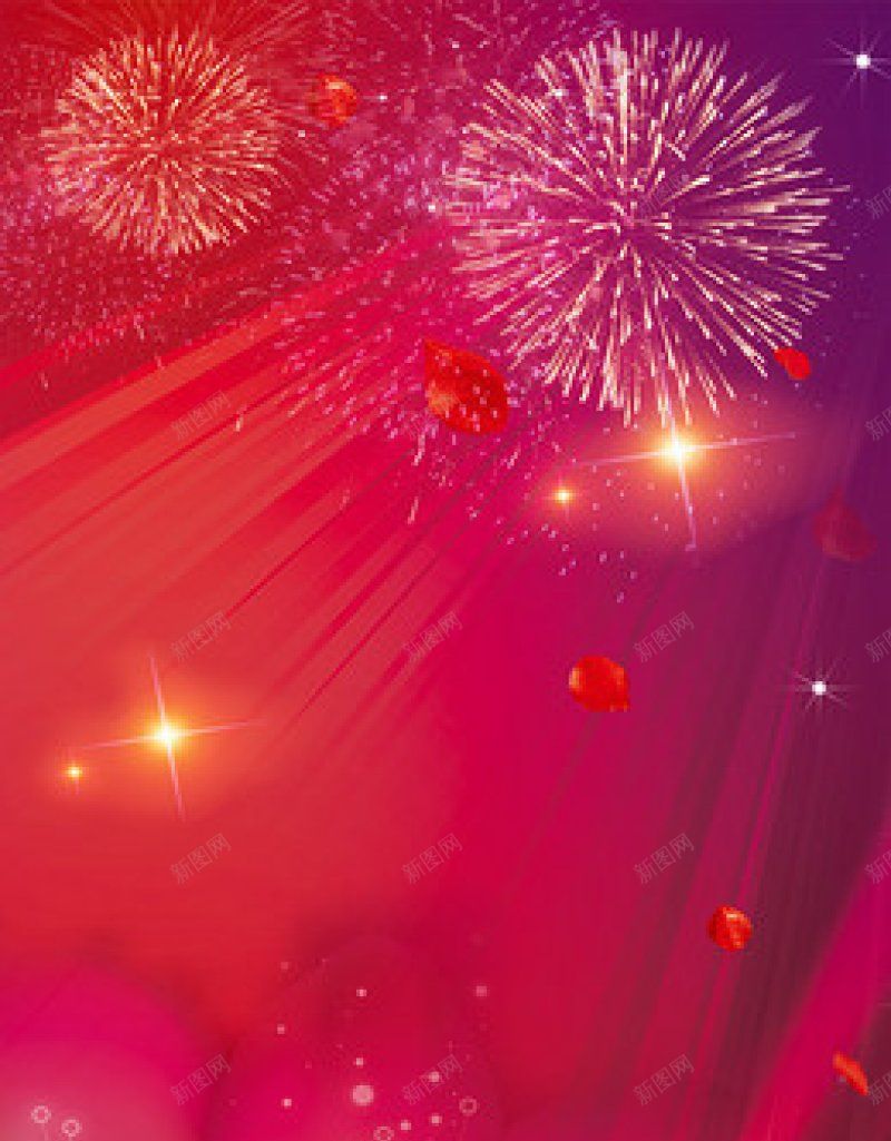 盛大开业红色喜庆烟花H5H5jpg设计背景_88icon https://88icon.com H5