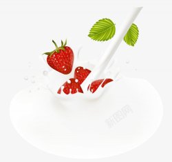 奶油草莓食品水果食品水果透明美食材苹果橙子西瓜素材