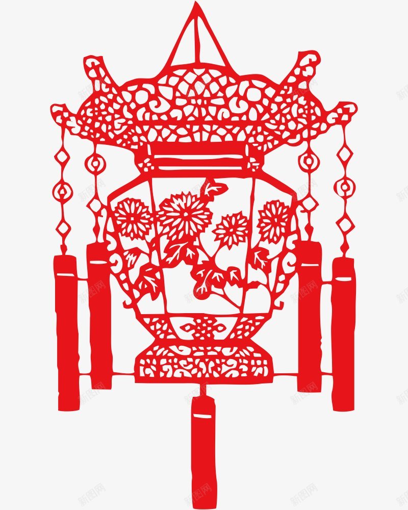 中国古典传统剪纸窗花中国剪纸花纹边框png免抠素材_88icon https://88icon.com 中国 中国古典传统 剪纸 窗花 花纹 边框