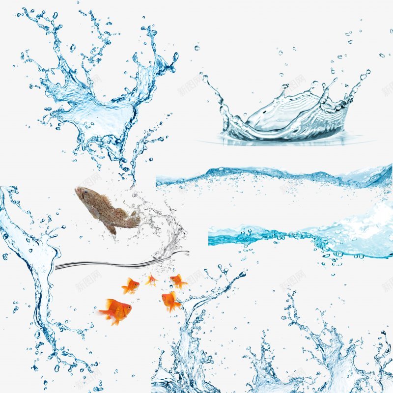 水透明水材质水水花png免抠素材_88icon https://88icon.com 水 水材质 水花 透明