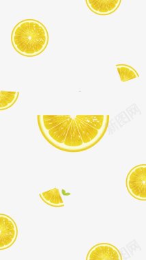 柠檬柠檬片葡萄食材蔬菜水果图标图标