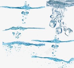 水透明水材质水水花素材