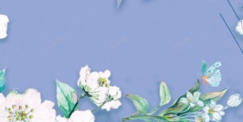 紫色唯美插画秋季上新海报小清新H5免费jpg设计背景_88icon https://88icon.com 小清新H5免费