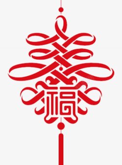 春节新春元旦节日灯笼炮竹剪纸红色拜年中国结喜庆素材