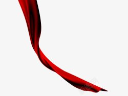 红绸飘带红丝带漂丝带手绢锦中国实物实物旗巾帼中国中素材