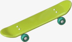 C4D绿色滑板车素材