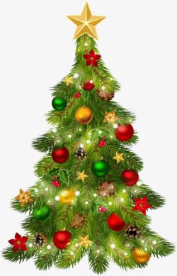 挂树创意圣诞树挂饰装饰图高清图片
