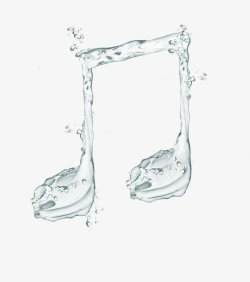 创意水花音乐PNS透明底素材