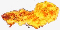 火热火焰抠图平面橘色橘黄色火苗燃烧颜色上素材