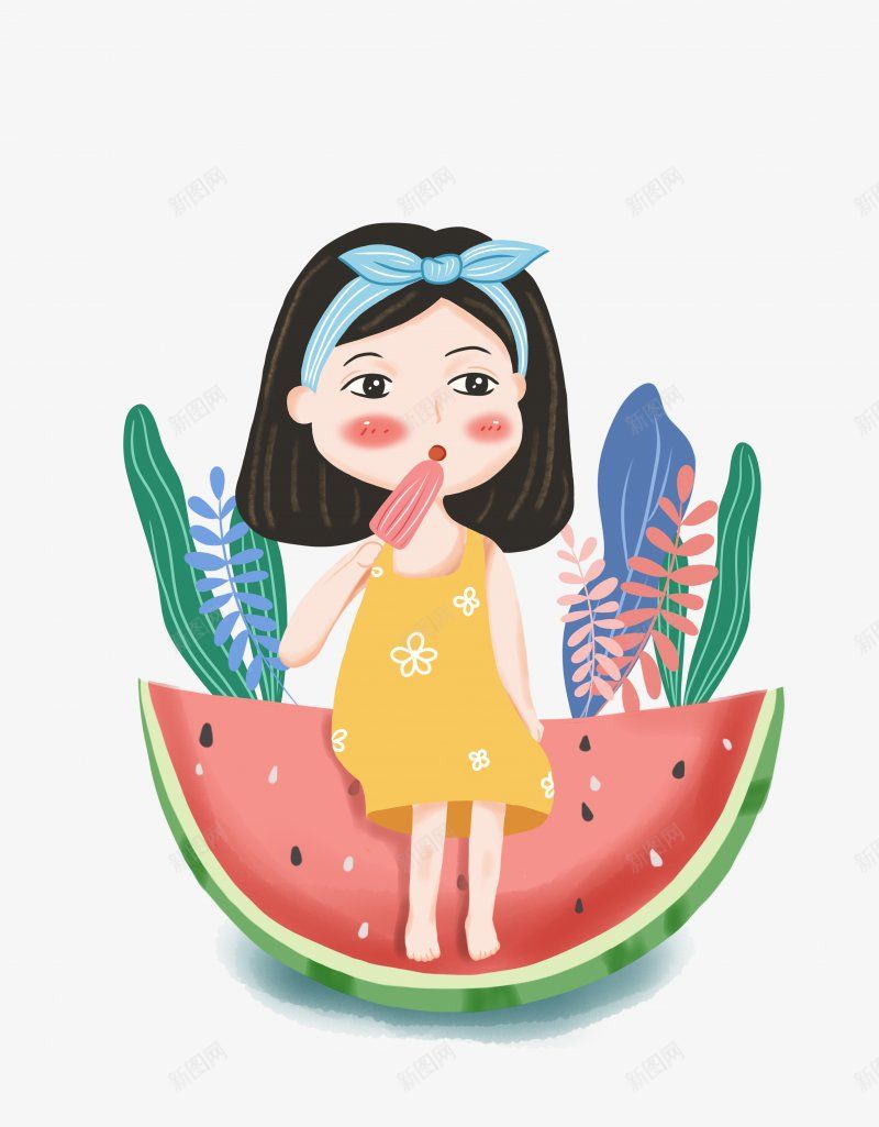 夏日西瓜PNS透明底png免抠素材_88icon https://88icon.com PNS透明底 夏日 西瓜