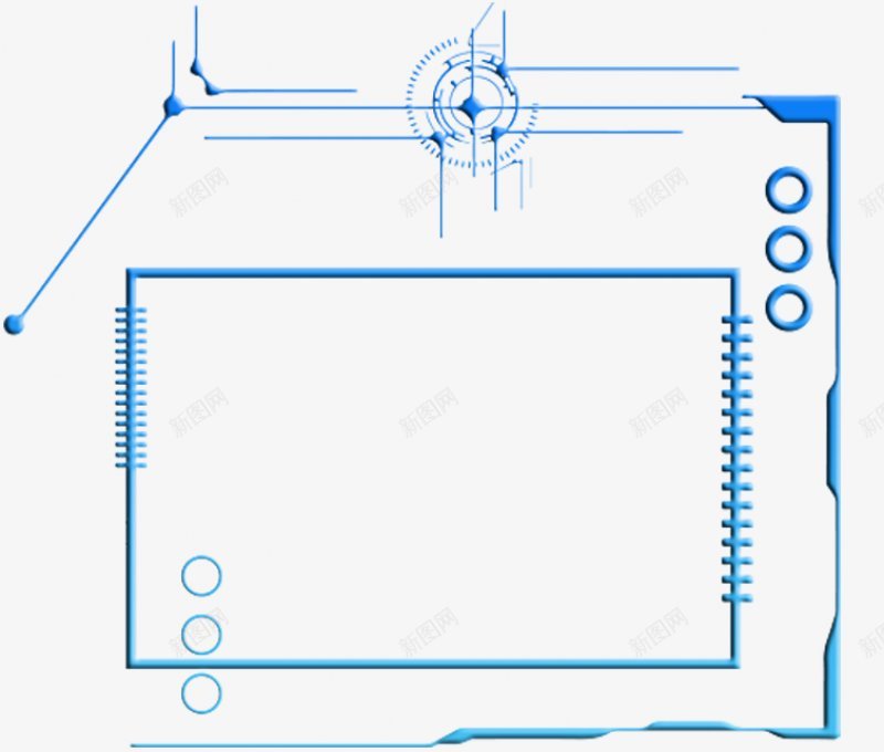 人工智能科技边框人工智能科技框未来科技人工智能不规png免抠素材_88icon https://88icon.com 人工智能科技边框