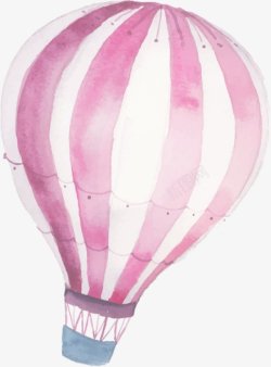 卡通3D立体热气球素材