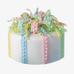 生日蛋糕透明甜品素材
