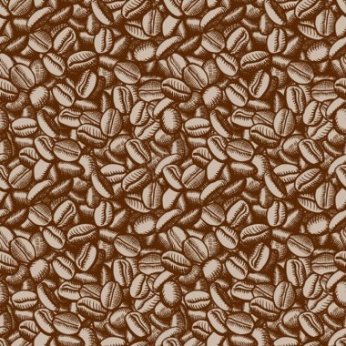手绘咖啡豆矢量高端生活用品背景