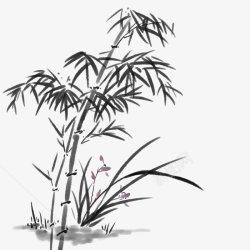 中国水墨墨迹喷溅片笔触笔刷画笔烟雾圆圈山素材