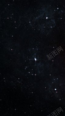 星空简约大气黑色H5免费H5背景