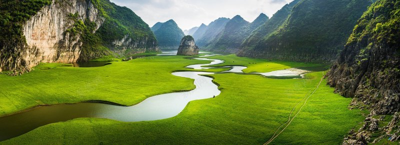 自然风景河流电商海报1920px淘宝banne背景