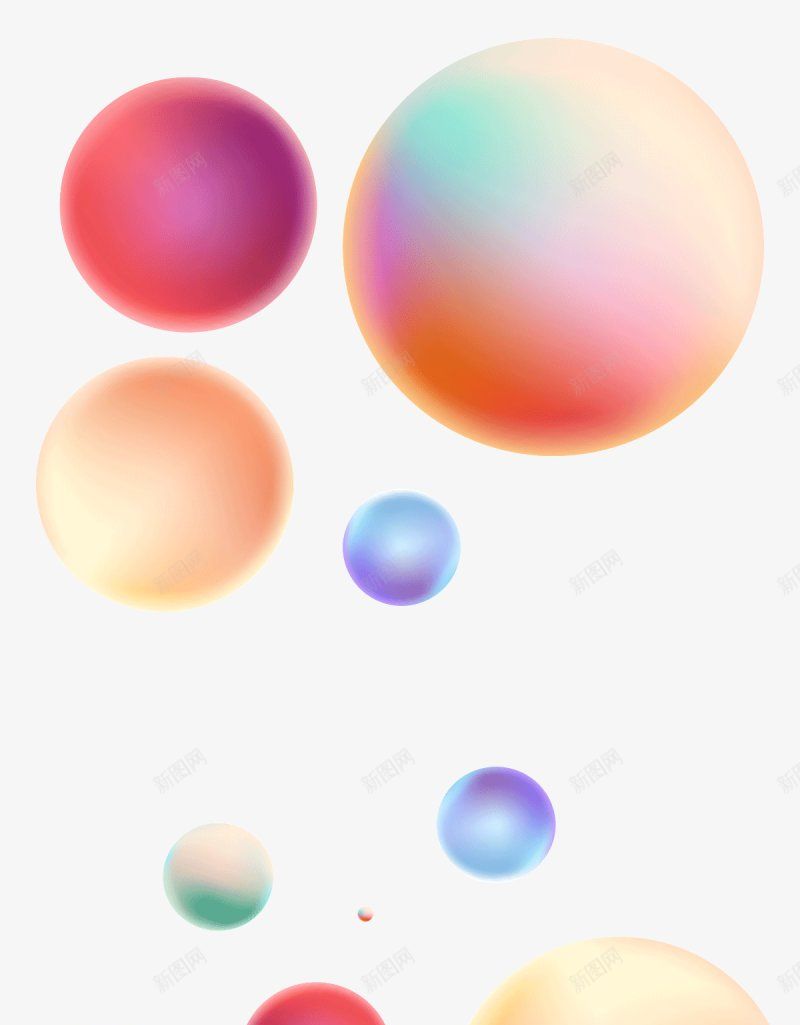 圆球渐变漂浮装饰渐变图png免抠素材_88icon https://88icon.com 2透明 免扣 双12海报漂浮 图案 海报 渐变 漂浮 装饰 透明