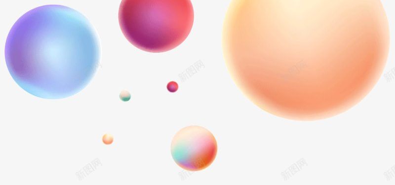 圆球渐变漂浮装饰渐变图png免抠素材_88icon https://88icon.com 2透明 免扣 双12海报漂浮 图案 海报 渐变 漂浮 装饰 透明