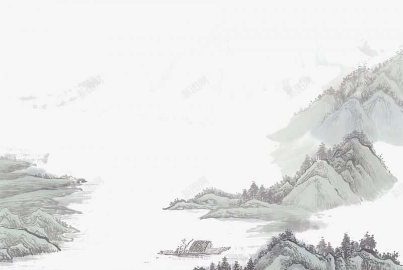 中国风水墨山水透明中国风水墨风红色黑色蓝色黑金黑金png免抠素材_88icon https://88icon.com 24节气 中国风水墨山水透明 中国风水墨风红色 二十四节气 儿童 情人节 母亲节 蓝色 黑色 黑金