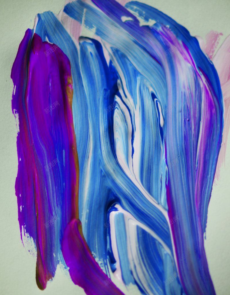 艺术油画质感蓝紫质感油画艺术油画jpg设计背景_88icon https://88icon.com 艺术油画
