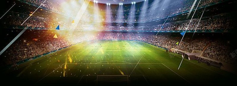 梦幻足球场狂欢激情灯光球场世界杯欧洲杯海报bann背景
