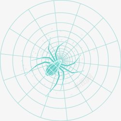 抽象几何蜘蛛蜘蛛网图素材