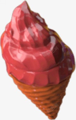 动态图分析漂浮装饰球C4D冰淇淋冰激凌小丝带花草漂素材